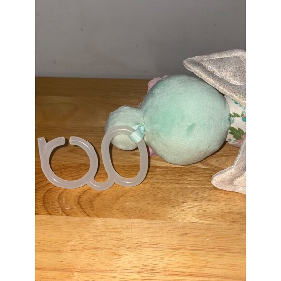 GO Goldbug Floral Fairy Chime Rattle Crinkle Wings Activity Doll Take Along Clip - Picture 5 of 6